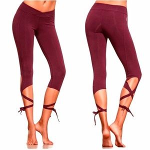 Free people turnout tie leggings